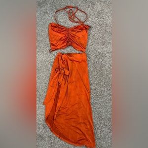 Burnt orange set